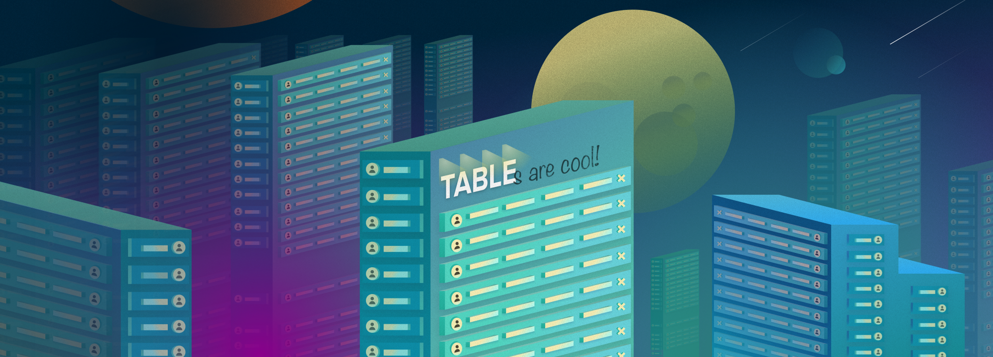 Data tables design basics - Qubstudio
