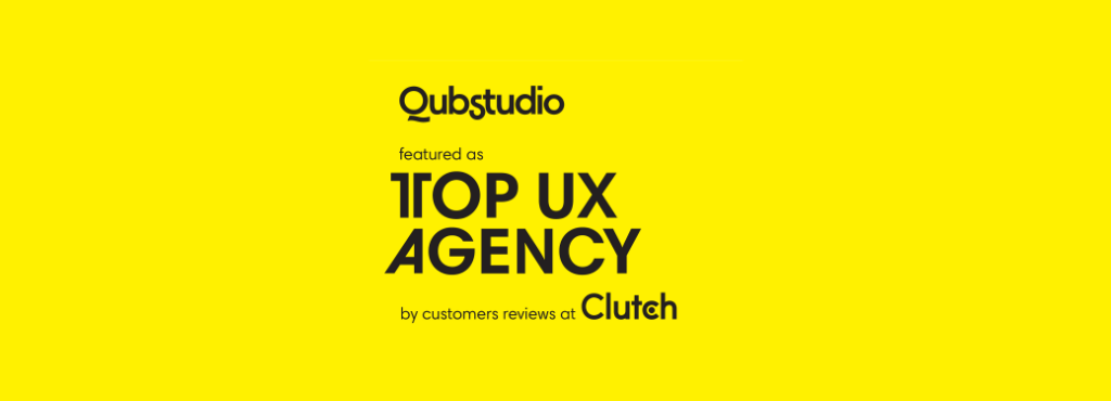 Qubstudio recognized as top UX agency - Qubstudio