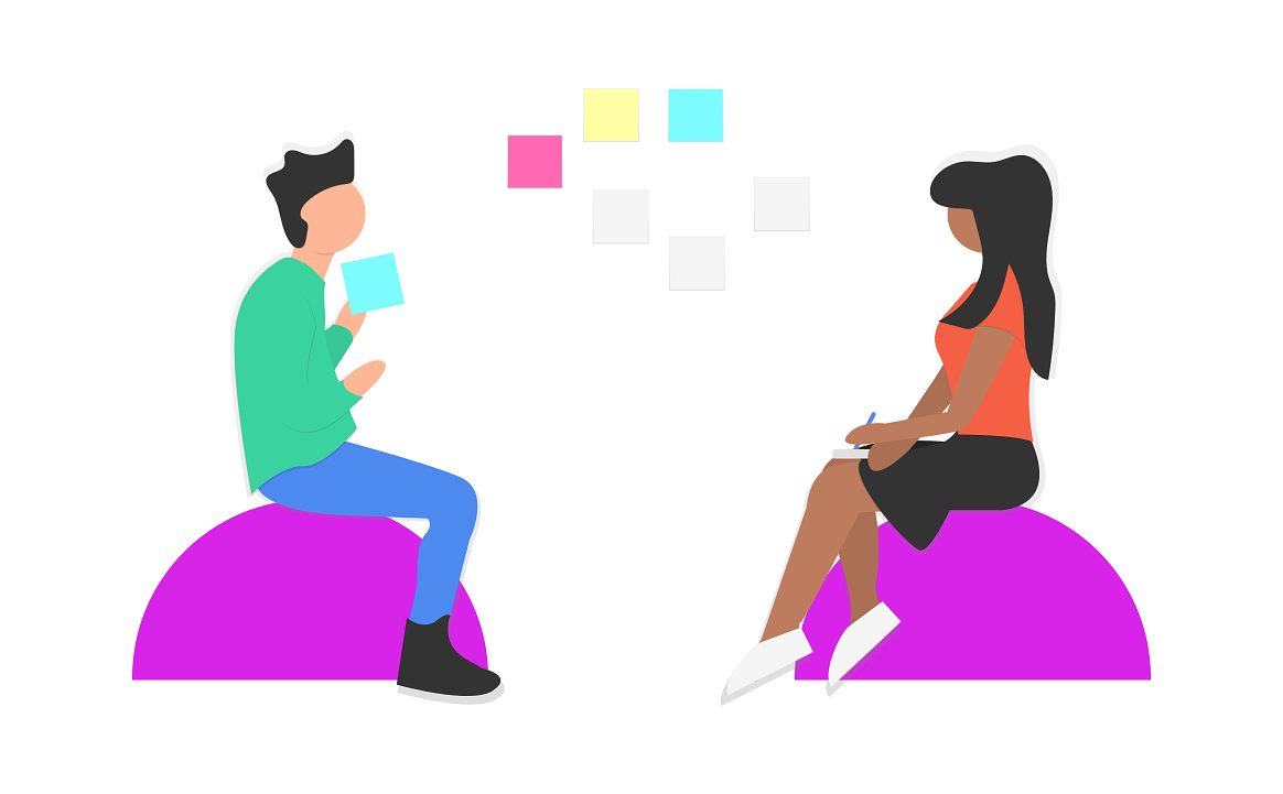 brainstorming vector art design
