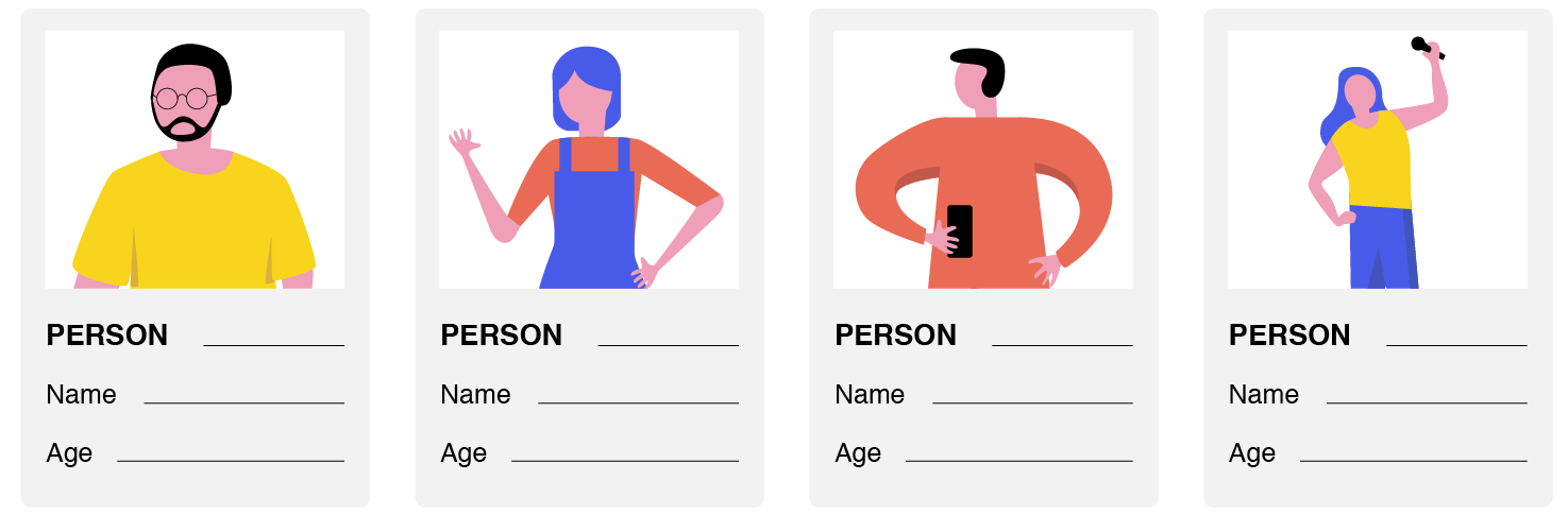 UX personas should be based on real-life