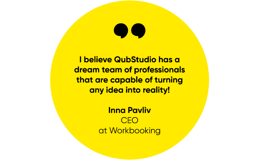 workbooking review on qubstudio services