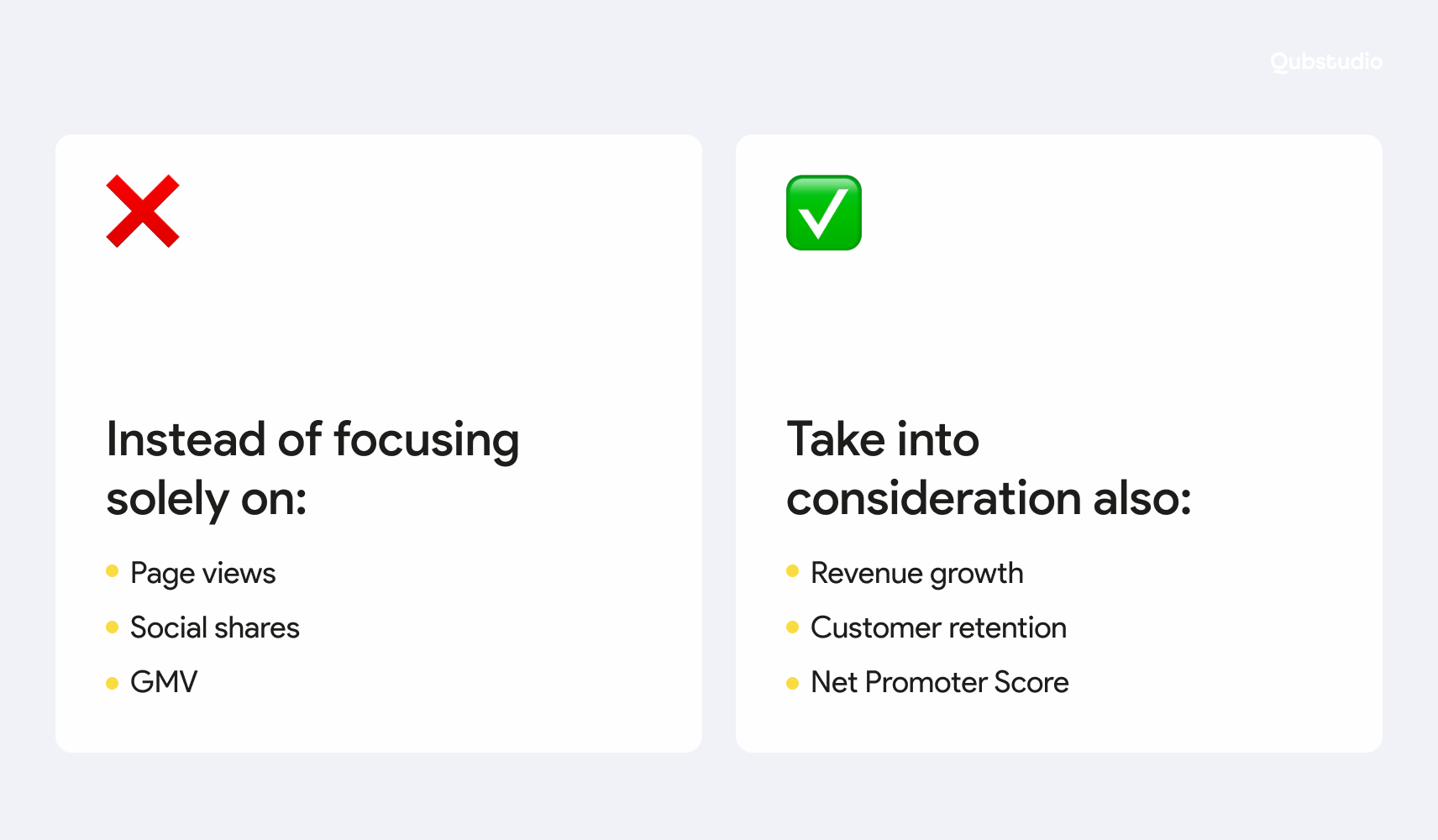 Crucial Startup Metrics for B2B vs. B2C Products: What You Need to Track - 6 (2) - Qubstudio