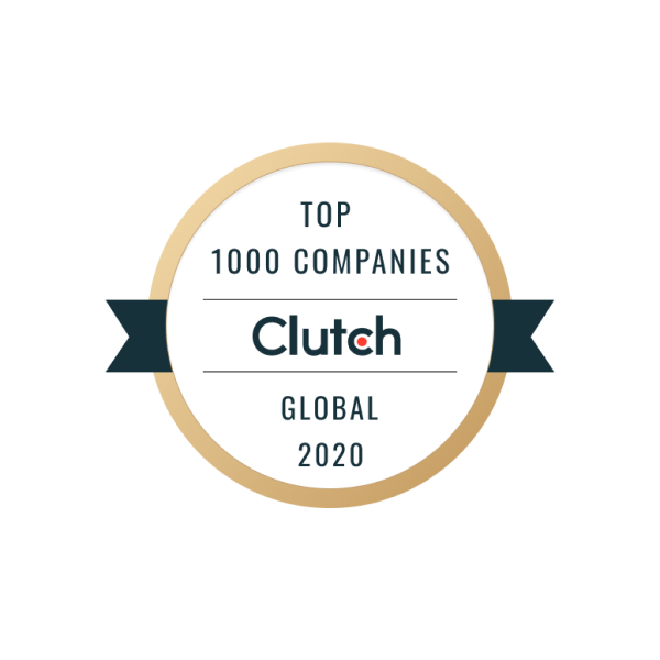 top 1000 by clutch 2020 award