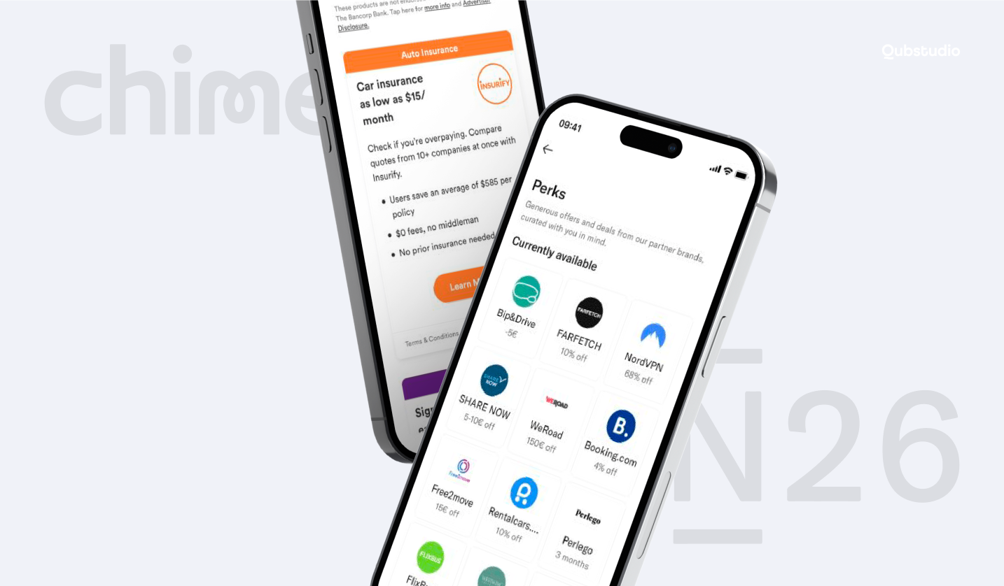 chime and n26 app examples