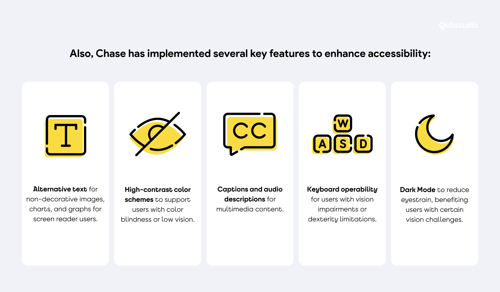 chase key features